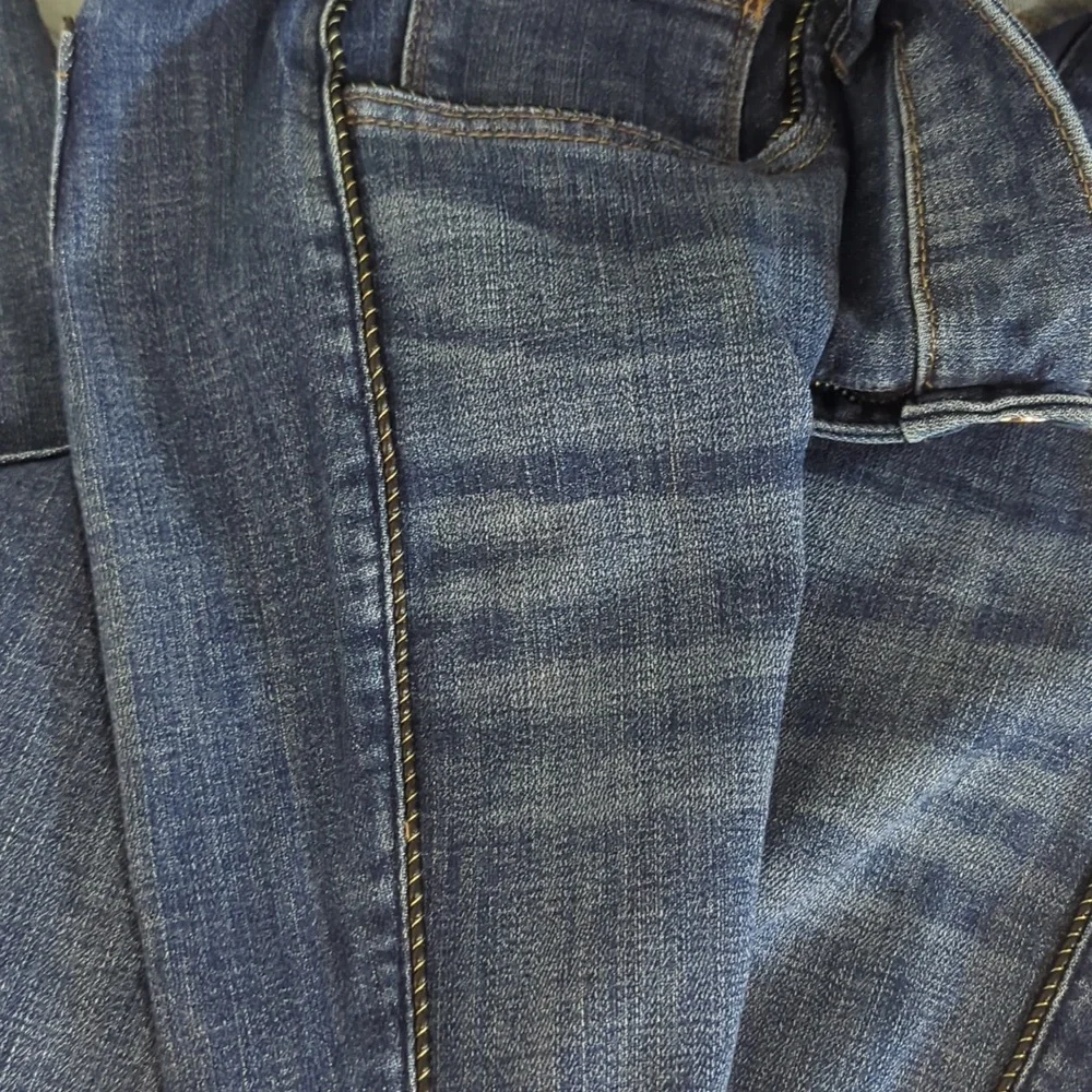 WHBM EVERYDAY SOFT Skinny Ankle, Trim Detail, Blue Women's Jeans Size 16